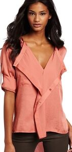 3 for 30$🔥Bcbgmaxazria Elsy Blouse Warm Clay XS